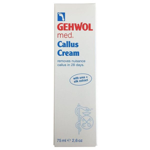 Gehwol Medical Callus Cream Foot Cream with Urea for Dead Skin 2.54 fl oz (75 ml)