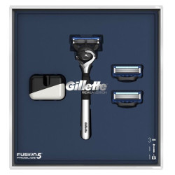 Gillette Fusion 5 Proglide Premium Edition Promo Set for Men Razor 2 Blades and Free Gift Stand
