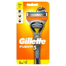 Gillette Fusion 5 Men's Razor with 2 Refills 1 pc