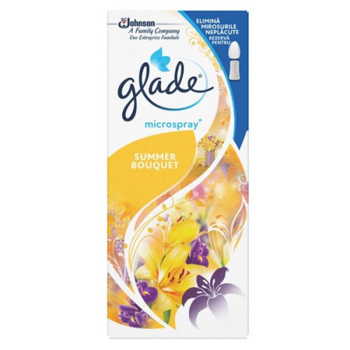 Glade Microspray Summer Bouquet Refill for Air Freshener 0.34 fl oz (10 ml)