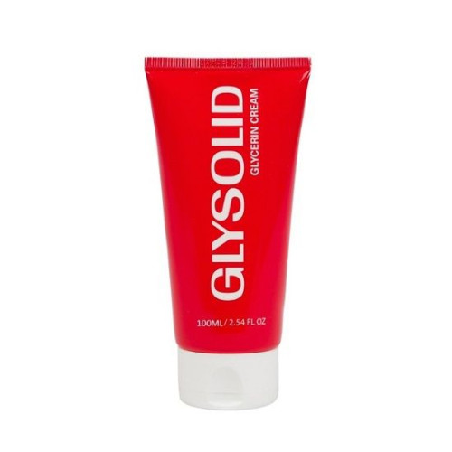 Glysolid Nourishing Glycerin Cream for Hands Feet and Heels with Rough and Cracked Skin 3.38 fl oz (100 ml)