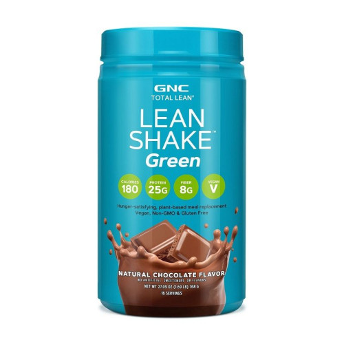 GNC Total Lean Shake Green Protein Shake with Natural Chocolate Flavor Powder 1.69 lb (768 g)