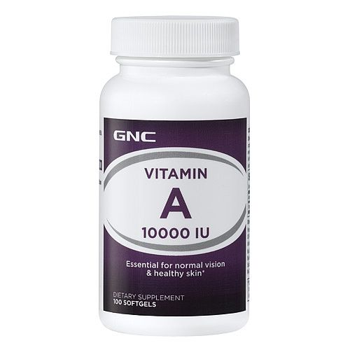 GNC Vitamin A 10 000 i.u. 100 Capsules for Strong Immunity
