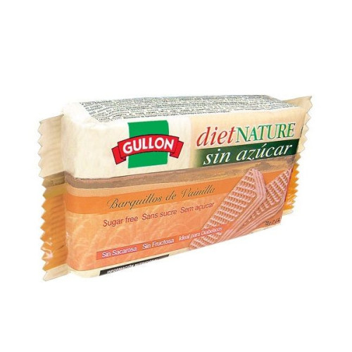 Gullon Diet Nature Waffles for Diabetics with Vanilla Cream 2.47 oz (70 g)