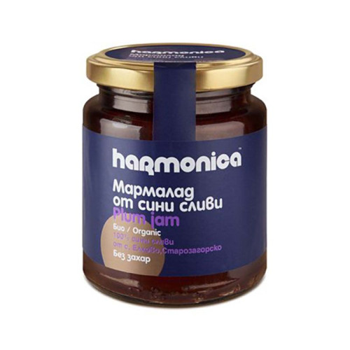 Harmonica Organic 100% Blue Plum Marmalade Without Sugar 10.93 oz (310 g)