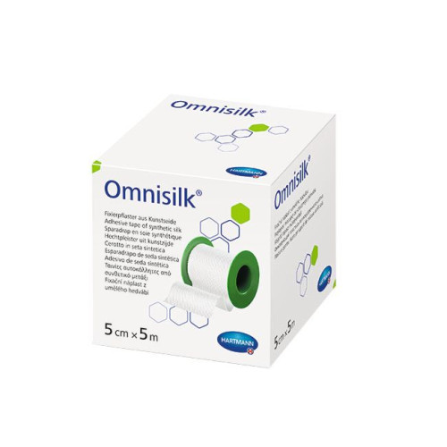 Hartmann Omnisilk Hypoallergenic Tape for Sensitive Skin for Wounds 1.97 in (5 cm) 5 M