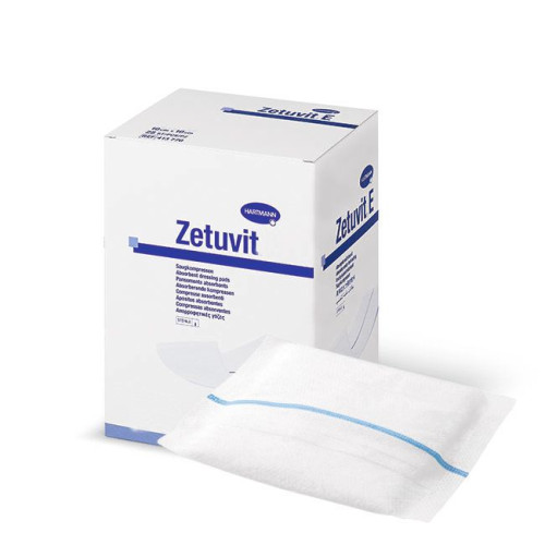Hartmann Zetuvit Hypoallergenic Absorbent Four-Layer Dressings 3.94"/7.87" (10/20 cm) 25 pcs