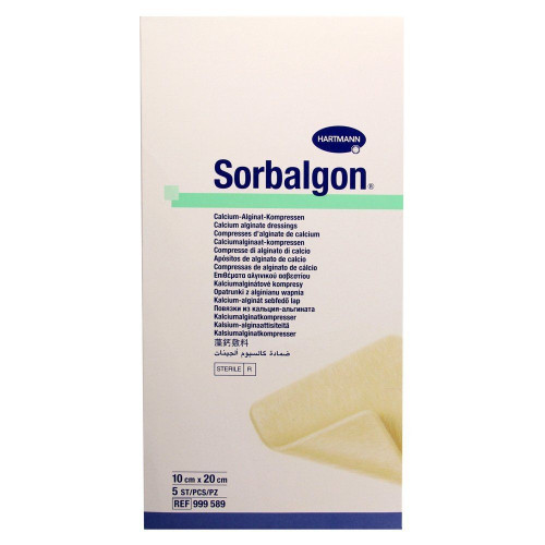 Hartmann Sorbalgon Highly Absorbent Wound Dressing 3.94"/7.87" (10/20 cm) 1 pc
