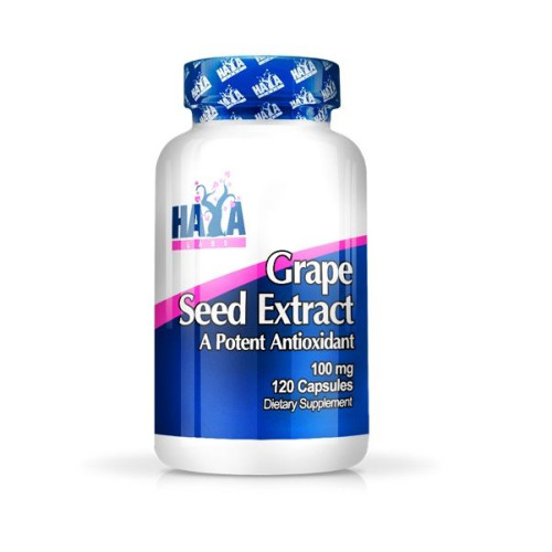 Haya Labs Grape Seed Extract for Antioxidant Protection 100 mg 120 Capsules