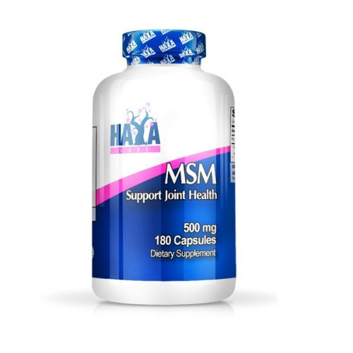 Haya Labs MSM for Healthy and Strong Joints 500 mg 180 Capsules