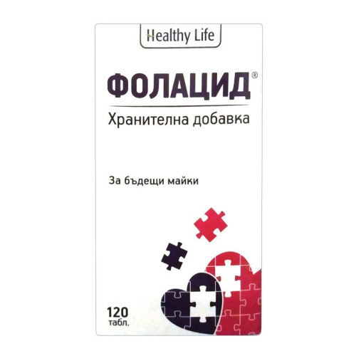 Healthy Life Folacid for Expectant Mothers 120 Tablets