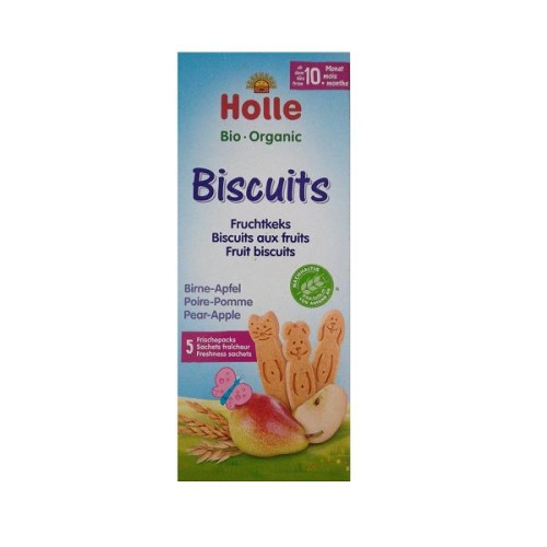 Holle Organic Pear and Apple Biscuits 10+ Months 0.88 oz (25 g)
