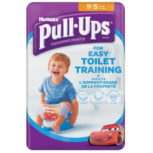 Huggies Pull Ups Training Pants for Boys Size S 17.6-33 lb (8-15 kg) 16 pcs
