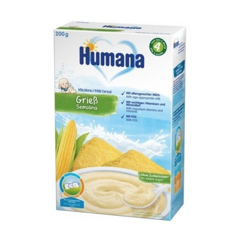 Humana Milk Porridge with Corn Semolina 4+ Months 7.05 oz (200 g)