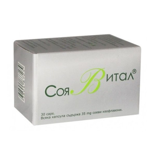 Inova Soy Vital for Menopause and Pms for Healthy Bones and Joints 35 mg 60 Tablets