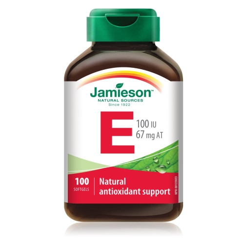 Jamieson Vitamin E 100 i.u. 100 Capsules