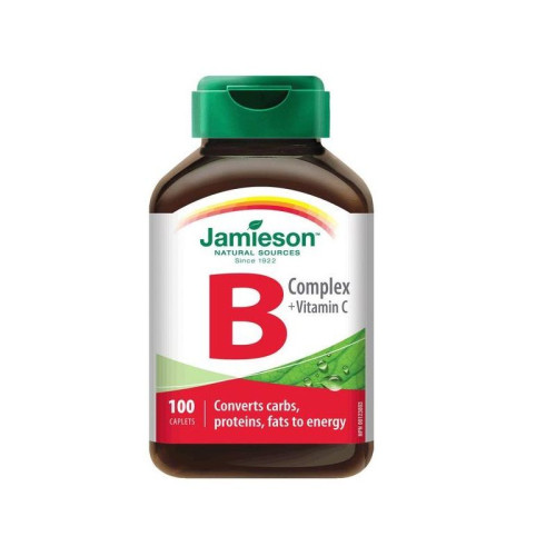 Jamieson Vitamin B Complex + Vitamin C 100 Capsules