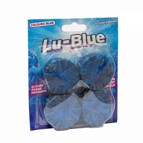 Lu Blue Wc Toilet Bowl Tablets 1.34 oz (38 g) 4 pcs