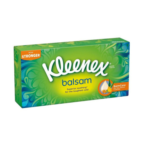 Kleenex Brand Tissues Balm Dry Wipes 72 pcs