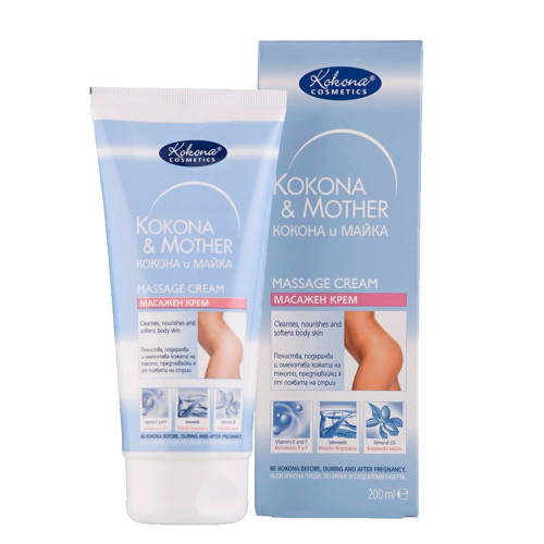 Kokona Mother Anti-Stretch Mark Cream for Before and After Pregnancy 6.76 fl oz (200 ml)