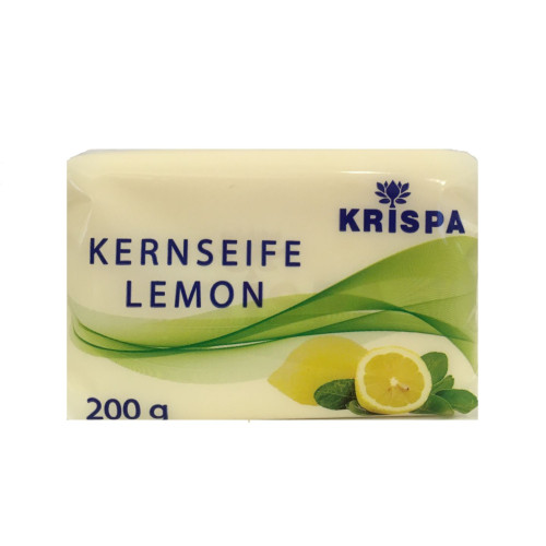 Krispa Body Home and Laundry Soap with Lemon Scent 7.05 oz (200 g)