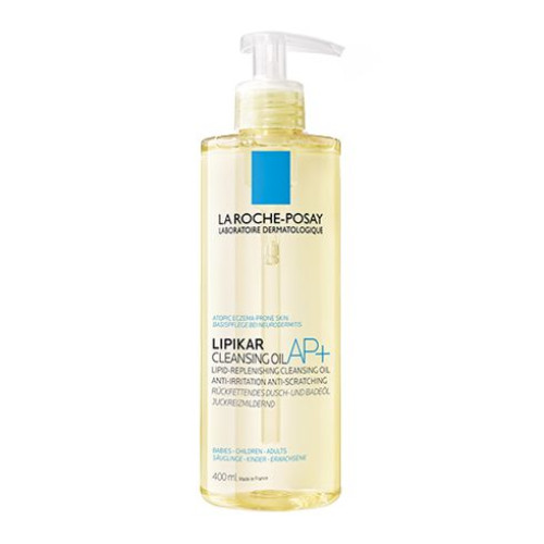 La Roche Posay Lipikar AP+ Lipid-replenishing Cleansing Oil for Shower and Bath 13.53 fl oz (400 ml)