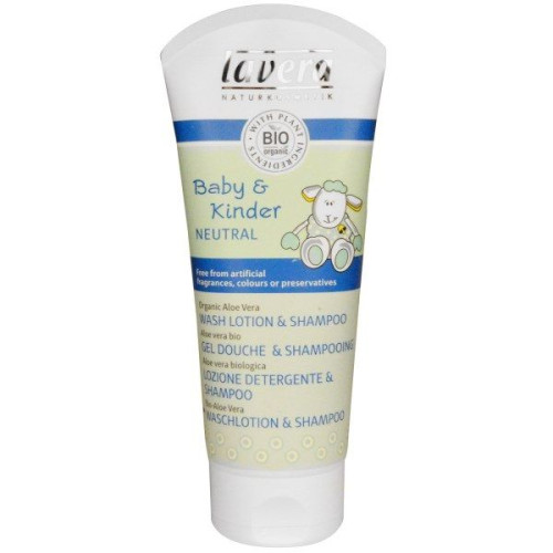 Lavera Baby Natural Organic Shampoo for Babies and Children for Hair and Body 2 in 1 6.76 fl oz (200 ml)