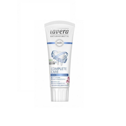 Lavera Complete Care Organic Fluoride-Free Toothpaste for Complete Dental Care 2.54 fl oz (75 ml)