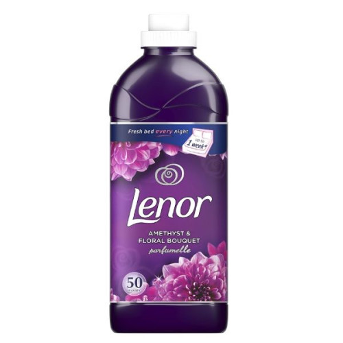 Lenor Amethyst and Floral-Bouquet Concentrated Fabric Softener 50.72 fl oz (1500 ml)
