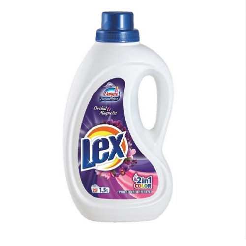Lex Orchid and Magnolia 2-in-1 Liquid Detergent for Colored Clothes 50.72 fl oz (1500 ml)