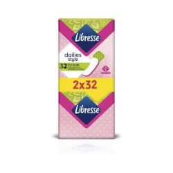 Libresse Daily Style Daily Sanitary Pads Duo 64 pcs