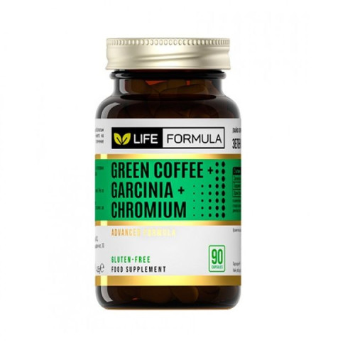 Life Formula Green Coffee Garcinia and Chromium for a Perfect Figure 90 Capsules