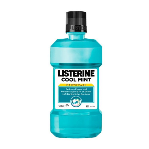 Listerine Cool Mint Mouthwash for Daily Use and Fresh Breath 16.91 fl oz (500 ml)