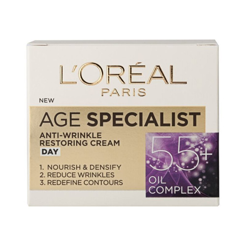 L'oreal Age Specialist 55+ Restorative Day Cream Against Wrinkles 1.69 fl oz (50 ml)