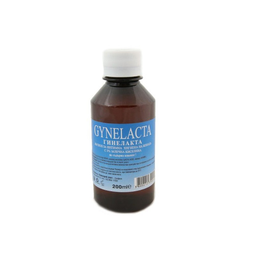Panacea 2001 Mlactic Acid Ginelacta 3% Lotion for Intimate Protection and Hygiene 6.76 fl oz (200 ml)