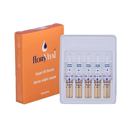 Floryvital Face Serum with Argan Lift Ampoules 1.76 fl oz (52 ml)