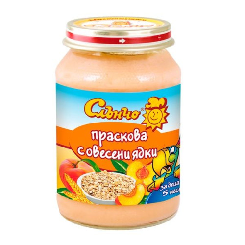 Slancho Pear Puree with Yogurt for Children 5+ Months 6.7 oz (190 g)