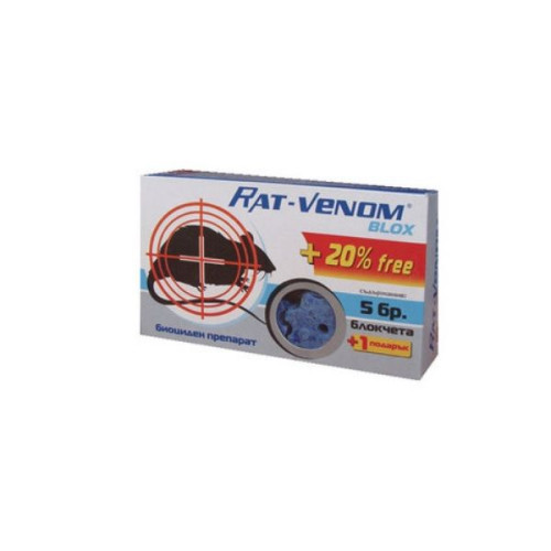 Farmavit Rat-Venom Rodent Repellent Blocks 6 pcs