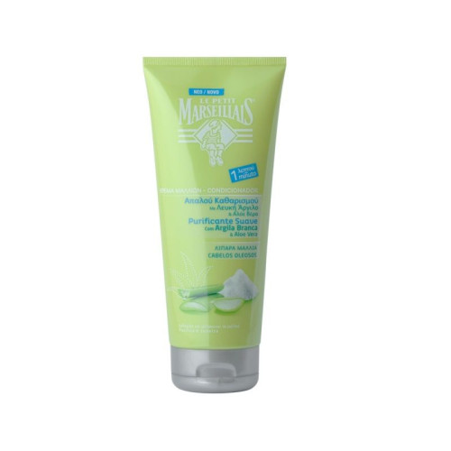 Le Petit Marseillais Conditioner for Oily Hair with White Clay and Aloe Vera 6.76 fl oz (200 ml)