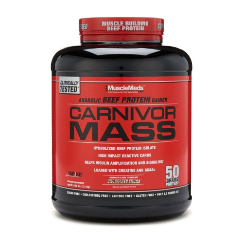 Musclemeds Carnivor Mass Protein Chocolate Fudge 5.97 lb (2709 g)