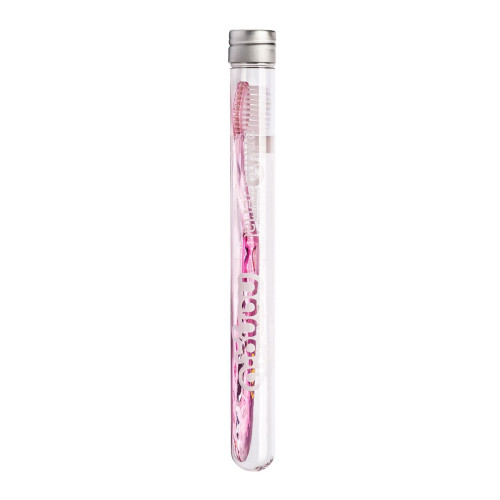 Nano-B Antibacterial Toothbrush with Silver Pink Medium Size 1 pc