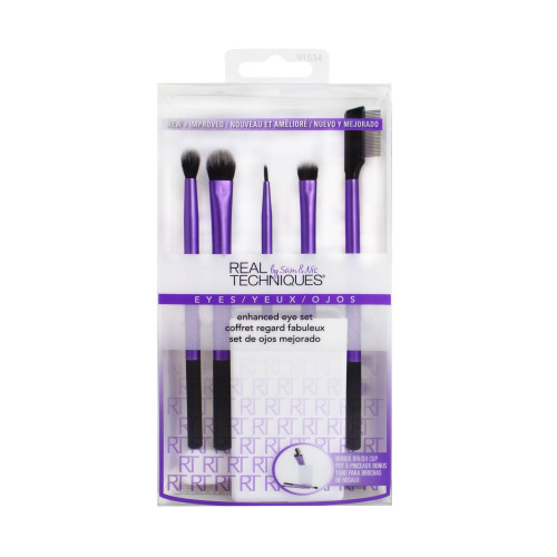 Real Techniques Eyeshadow Application Kit with 5 Brushes for a Flawless Look