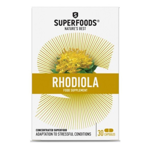 Superfoods Rhodiola for Stress and Tension 30 Capsules