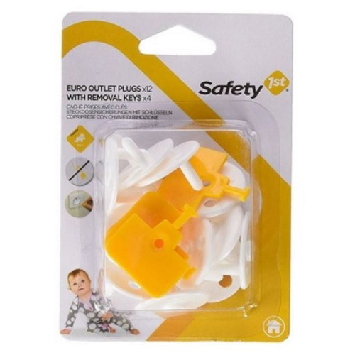 Safety Guards for Sockets with Removable Key 12 + 4 pcs