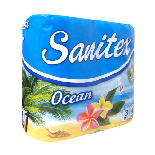 Sanitex Toilet Paper Ocean 4 Rolls