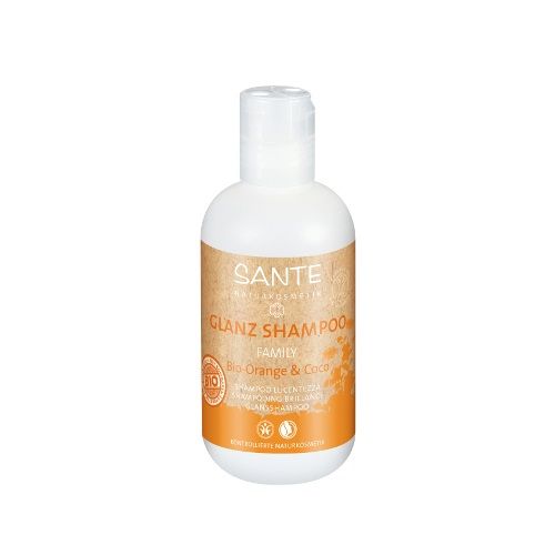 Sante Family Organic Shampoo for Damaged Hair with Orange and Coconut 6.76 fl oz (200 ml)