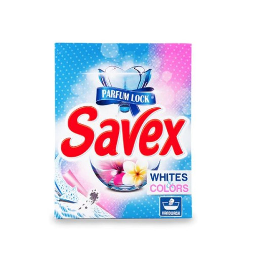 Savex Whites and Colors Washing Powder for White and Colored Clothes 14.11 oz (400 g)