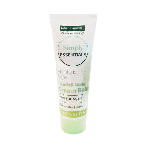 Simply Essentials Sensitive Moisturizing Hand and Nail Cream with Argan Oil and Q10 2.54 fl oz (75 ml)