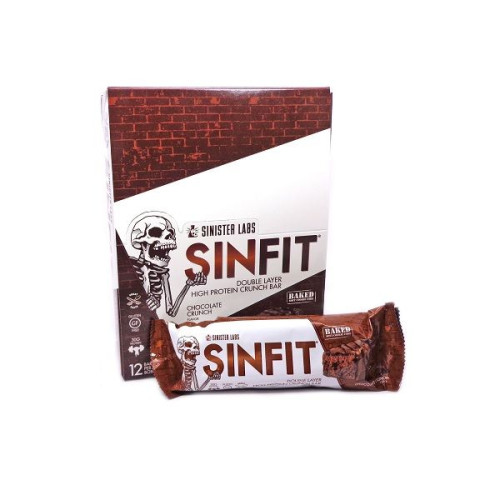 Sinister Labs Sinfit Chocolate Crunch Flavor Protein Bar 2.93 oz (83 g)
