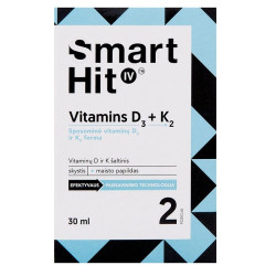 Valentis Smart HIT IV Vitamins D3+K2 for Healthy Bones and Circulatory System 1.01 fl oz (30 ml)